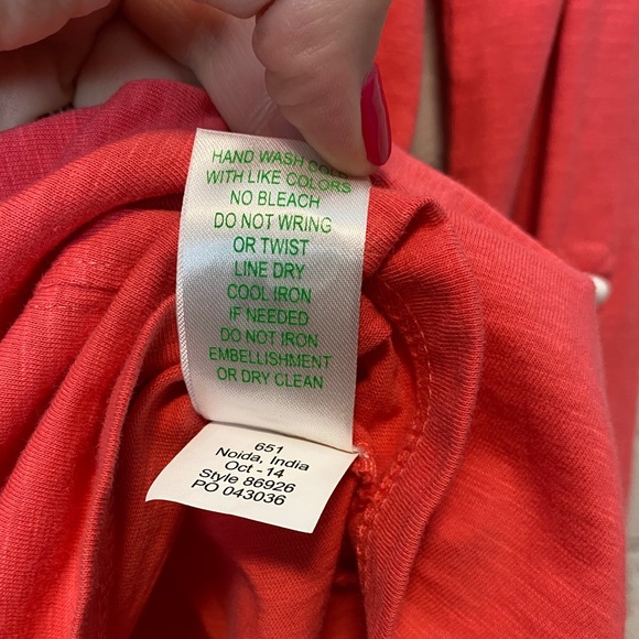 EUC Lilly Pulitzer Eliana Long Sleeve Tunic - Picture 10 of 12